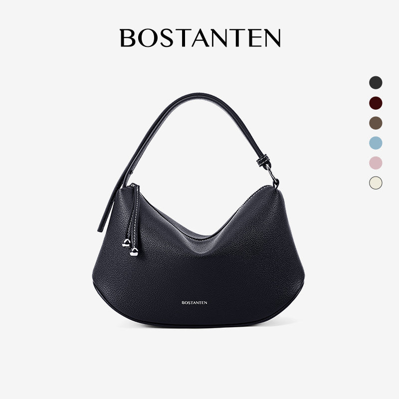 [Loop Bag] BOSTANTEN Tas Selempang Wanita Tas Tangan Silinder Premium Kulit Multi Carry Hand/Underarm/Crossbody Fashion