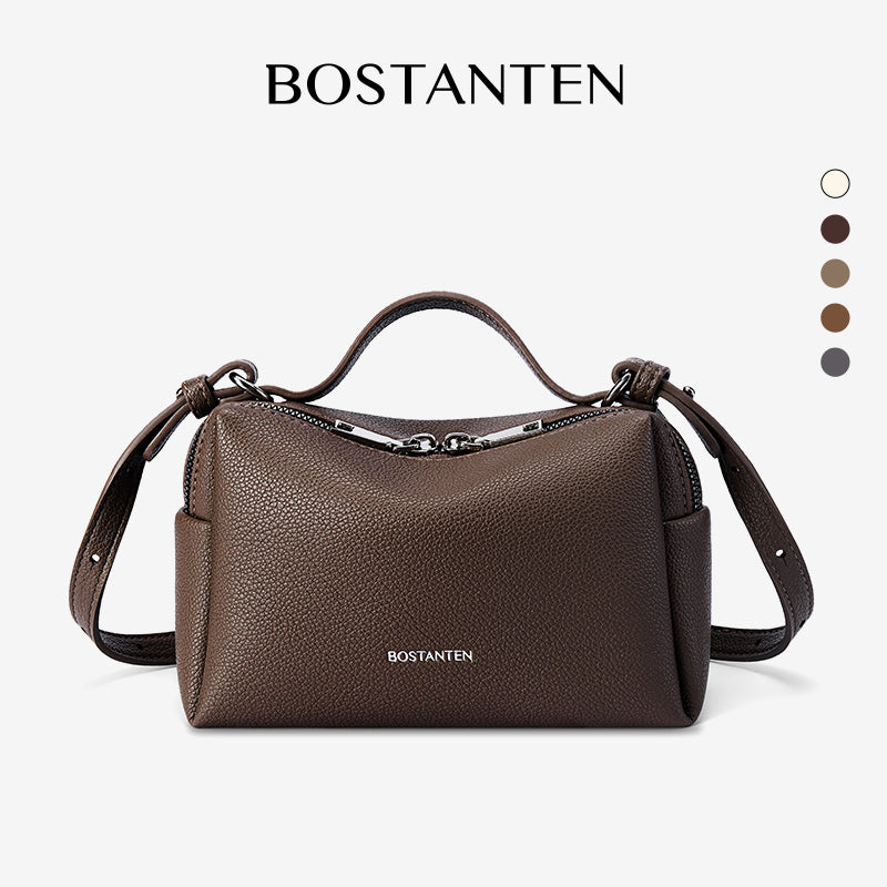 [Vanity Bag] BOSTANTEN Tas Selempang Wanita Premium Kulit Sintetis & Suede - Multifungsi 3in1 Handheld Crossbody Bag