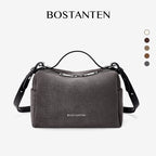 [Vanity Bag] BOSTANTEN Tas Selempang Wanita Premium Kulit Sintetis & Suede - Multifungsi 3in1 Handheld Crossbody Bag
