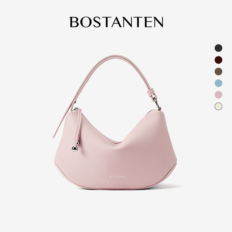 [Loop Bag] BOSTANTEN Tas Selempang Wanita Tas Tangan Silinder Premium Kulit Multi Carry Hand/Underarm/Crossbody Fashion