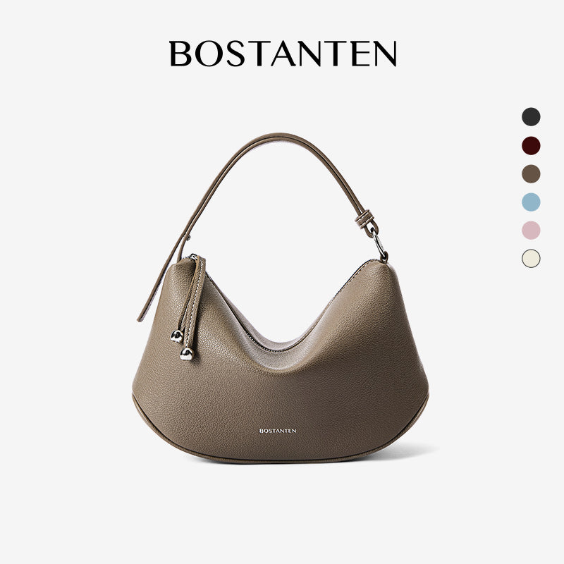 [Loop Bag] BOSTANTEN Tas Selempang Wanita Tas Tangan Silinder Premium Kulit Multi Carry Hand/Underarm/Crossbody Fashion