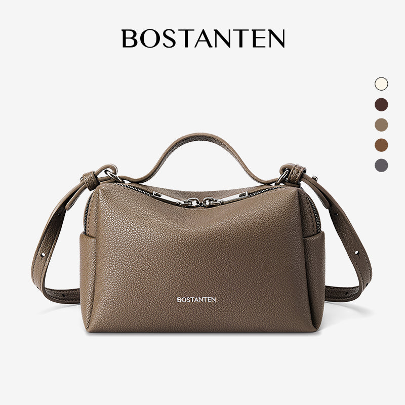 [Vanity Bag] BOSTANTEN Tas Selempang Wanita Premium Kulit Sintetis & Suede - Multifungsi 3in1 Handheld Crossbody Bag