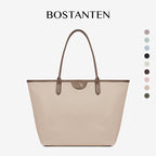 [Ashley Charles Bag] BOSTANTEN Totebag Wanita – Tas Canvas Hitam Putih, Bisa Jinjing & Bahu