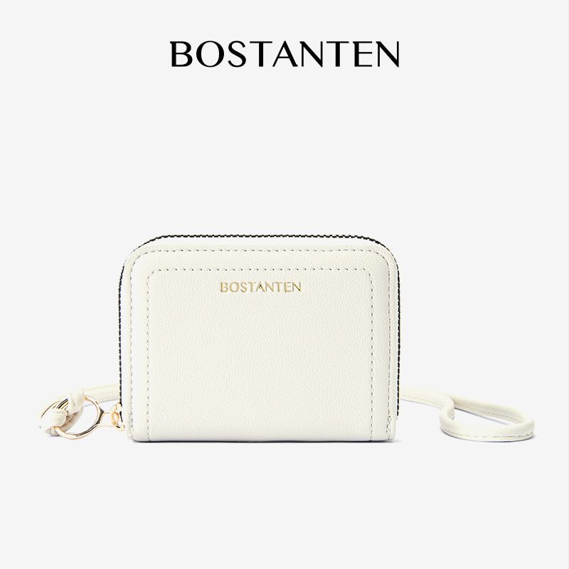 [Vallen Wallet] BOSTANTEN Dompet Kecil Wanita 2 in 1 Bertali Warna Variatif