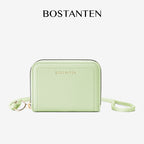 [Vallen Wallet] BOSTANTEN Dompet Kecil Wanita 2 in 1 Bertali Warna Variatif