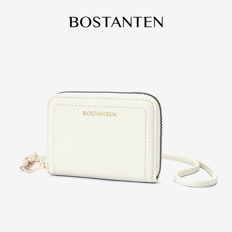 [Vallen Wallet] BOSTANTEN Dompet Kecil Wanita 2 in 1 Bertali Warna Variatif