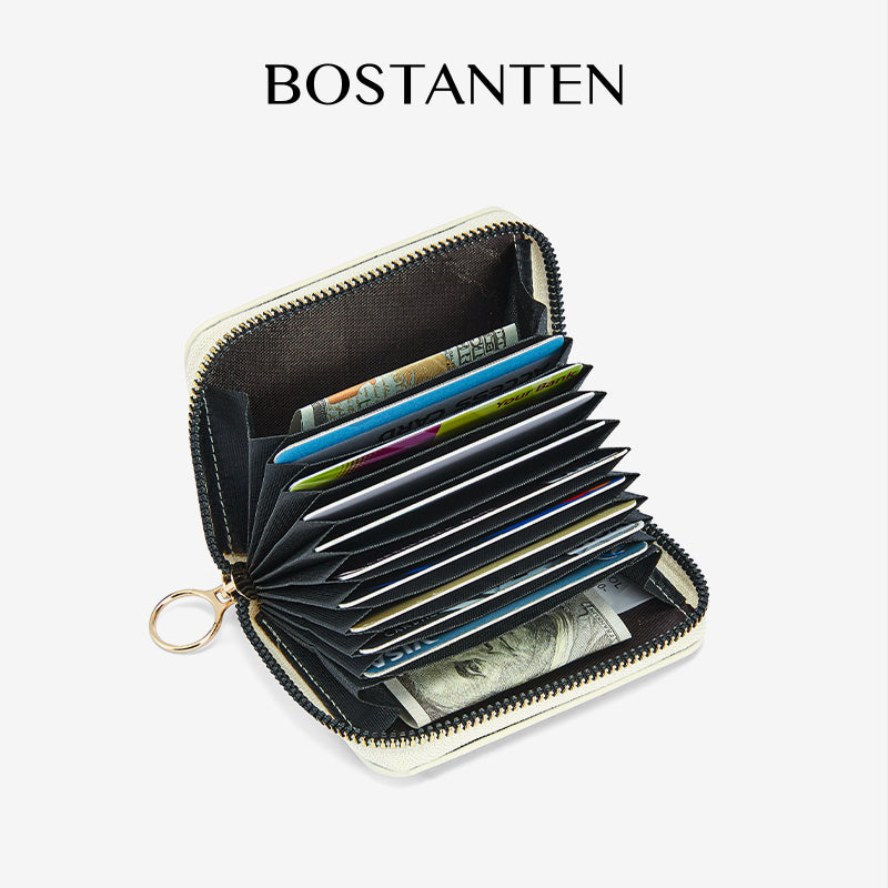 [Vallen Wallet] BOSTANTEN Dompet Kecil Wanita 2 in 1 Bertali Warna Variatif