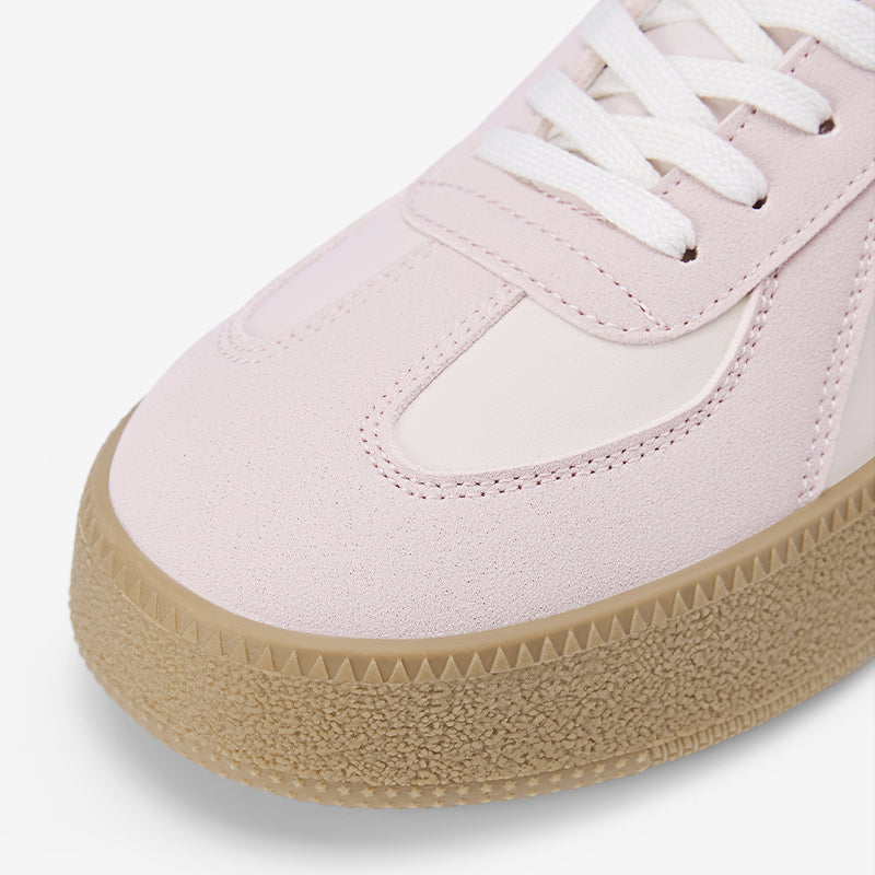 [Wenny shoes] BOSTANTEN Nami Sepatu Sneakers Wanita Sport Shoes Cream Pink Nyaman dan Serbaguna