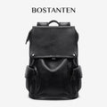 BOSTANTEN Tas Ransel Pria Nilon Tahan Air Tas Rekreasi Tas Mahasiswa Berkapasitas Besar