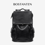 BOSTANTEN Tas Ransel Pria Nilon Tahan Air Tas Rekreasi Tas Mahasiswa Berkapasitas Besar