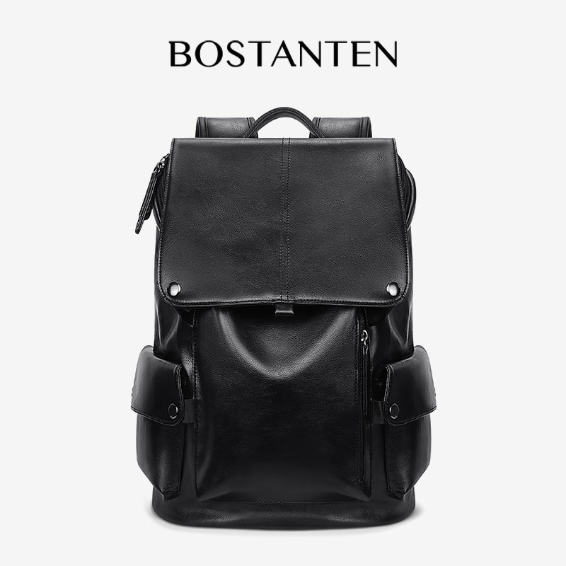 BOSTANTEN Tas Ransel Pria Nilon Tahan Air Tas Rekreasi Tas Mahasiswa Berkapasitas Besar