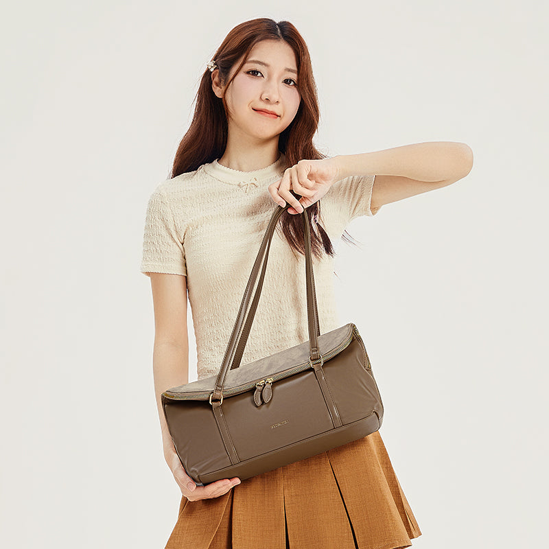 [Book Tote Bag] BOSTANTEN Totebag Dua Sisi – Tas Bahu Besar Elegan Bergaya Korea