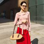 [Flora Bag] BOSTANTEN Tas Wanita Kecil Shoulder Bag Mini Tas Bahu Fashion Cewek Tas Tangan Fashion Tas Rugby