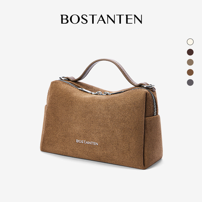 [Vanity Bag] BOSTANTEN Tas Selempang Wanita Premium Kulit Sintetis & Suede - Multifungsi 3in1 Handheld Crossbody Bag