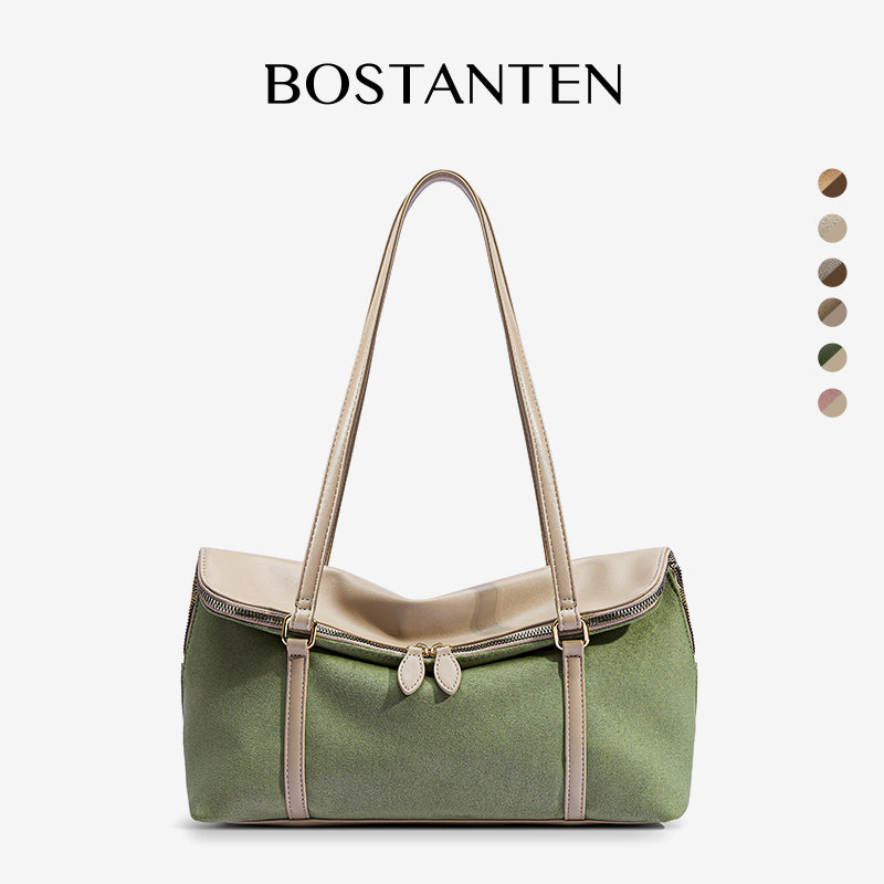 [Book Tote Bag] BOSTANTEN Totebag Dua Sisi – Tas Bahu Besar Elegan Bergaya Korea