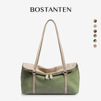 [Book Tote Bag] BOSTANTEN Totebag Dua Sisi – Tas Bahu Besar Elegan Bergaya Korea