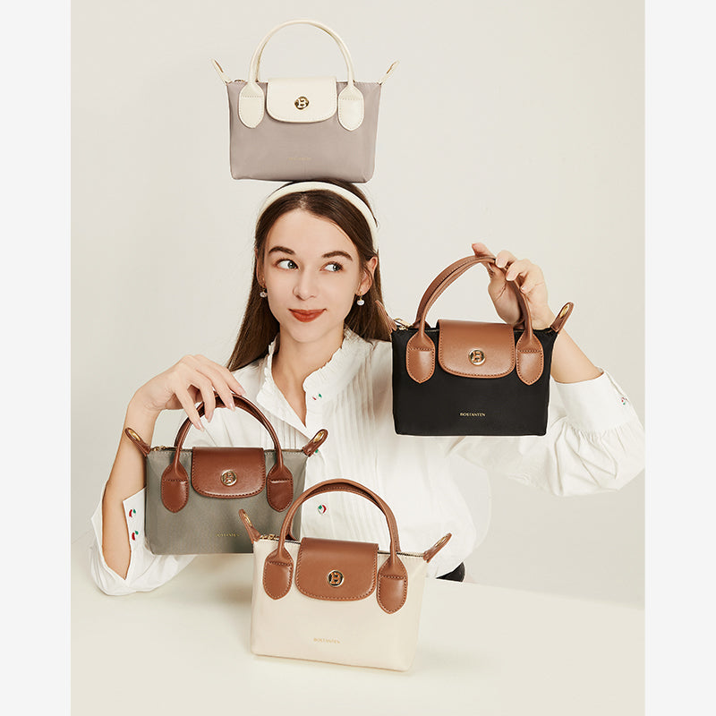 [Charli Bag] BOSTANTEN Tas Mini Canvas – Selempang & Tangan Wanita