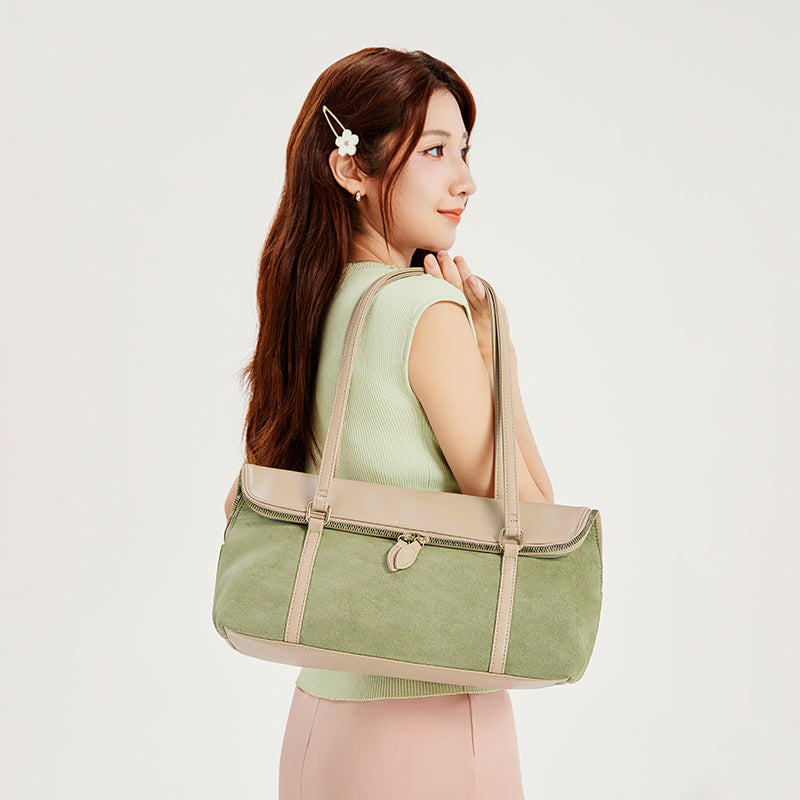 [Book Tote Bag] BOSTANTEN Totebag Dua Sisi – Tas Bahu Besar Elegan Bergaya Korea