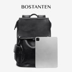 BOSTANTEN Tas Ransel Pria Nilon Tahan Air Tas Rekreasi Tas Mahasiswa Berkapasitas Besar