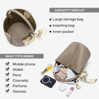 [Theria Bag] BOSTANTEN Tas Serut & Selempang Wanita – Handbag Kulit Sintetis