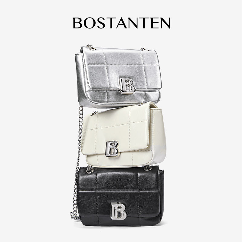 BOSTANTEN Shoulder Bag Wanita Tas Bahu Fashion dengan Tali Rantai
