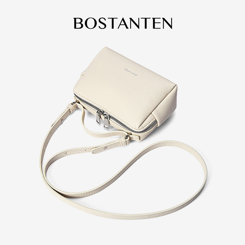 [Vanity Bag] BOSTANTEN Tas Selempang Wanita Premium Kulit Sintetis & Suede - Multifungsi 3in1 Handheld Crossbody Bag