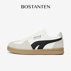 [Christy Shoes] BOSTANTEN Sepatu Kets Ringan dan Nyaman – Desain Kasual Anti Selip Warna Krem & Hitam