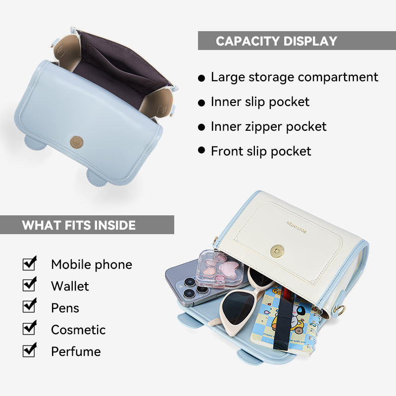[Mini Ice Cream Bag] BOSTANTEN Tas Wanita Mini Satchel Small Exquisite Versatile Waterproof Tas Selempang Wanita Terbaru