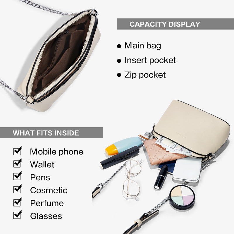 [Half Moon Bag] BOSTANTEN Tas Selempang Wanita – Slingbag Elegan Formal/Casual Kulit Sintetis