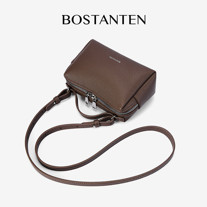[Vanity Bag] BOSTANTEN Tas Selempang Wanita Premium Kulit Sintetis & Suede - Multifungsi 3in1 Handheld Crossbody Bag