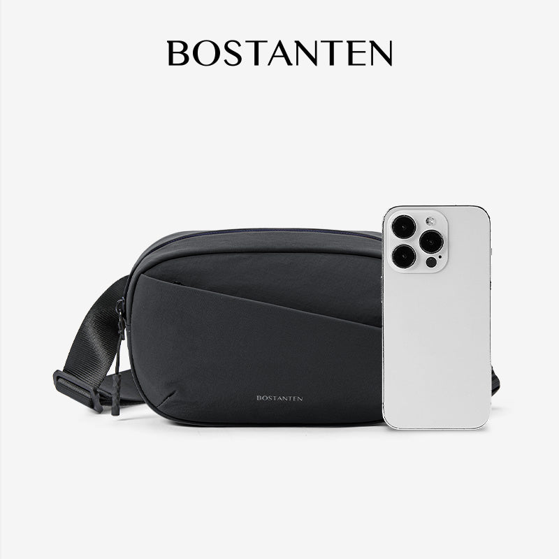 BOSTANTEN Tas Pinggang Pria Tahan Air Tersedia