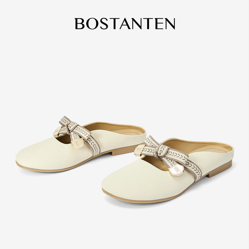 [Gina Flatshoes] Bostanten shoes Sepatu Wanita Sandal Mules Style