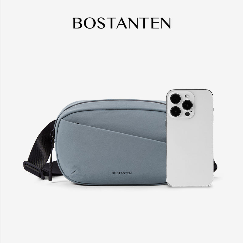 BOSTANTEN Tas Pinggang Pria Tahan Air Tersedia