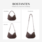 [Loop Bag] BOSTANTEN Tas Selempang Wanita Tas Tangan Silinder Premium Kulit Multi Carry Hand/Underarm/Crossbody Fashion