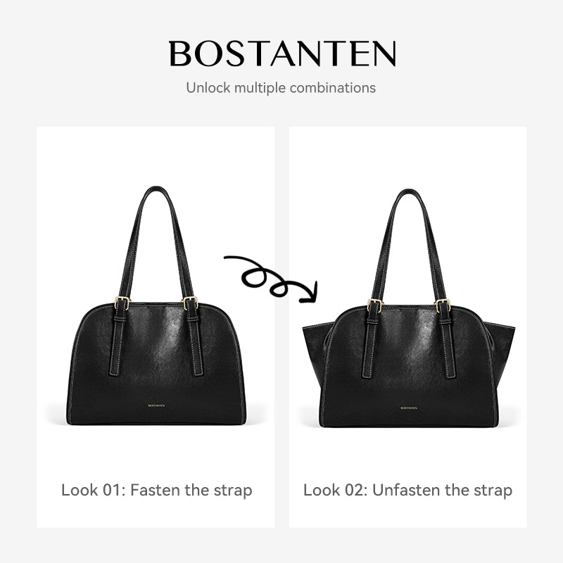 [Cora bag] BOSTANTEN Totebag Wanita Tas Tote Bag for Travel Tas Bahu Wanita Shoulder Bag Tas Laptop 14 Inch
