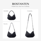 [Loop Bag] BOSTANTEN Tas Selempang Wanita Tas Tangan Silinder Premium Kulit Multi Carry Hand/Underarm/Crossbody Fashion