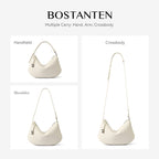 [Loop Bag] BOSTANTEN Tas Selempang Wanita Tas Tangan Silinder Premium Kulit Multi Carry Hand/Underarm/Crossbody Fashion