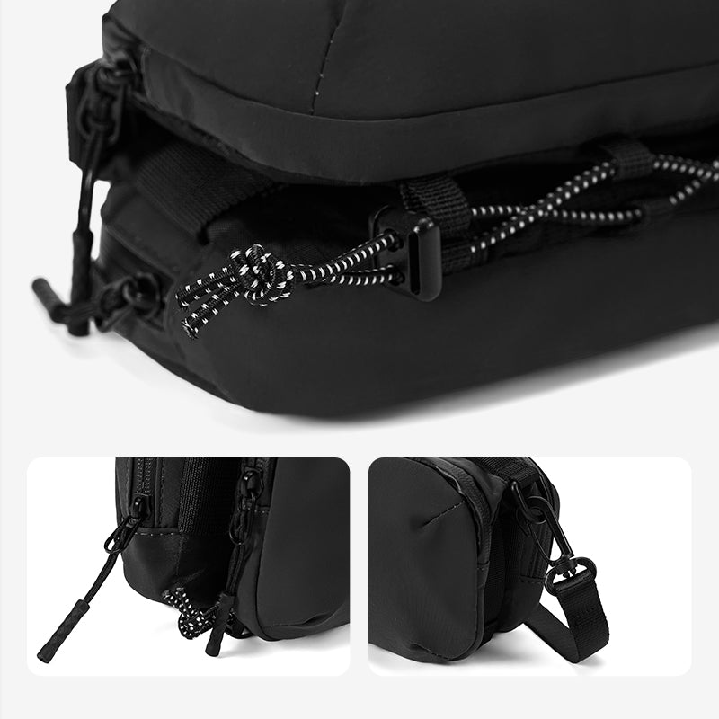 Bostanten Tas Pria Selempang Pinggang Sling Waist Bag Waterproof