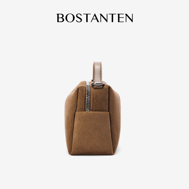[Vanity Bag] BOSTANTEN Tas Selempang Wanita Premium Kulit Sintetis & Suede - Multifungsi 3in1 Handheld Crossbody Bag