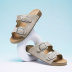 [Toast Shoes] BOSTANTEN Sandal Wanita Setengah Terbuka Sol Karet Anti Slip