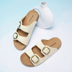[Toast Shoes] BOSTANTEN Sandal Wanita Setengah Terbuka Sol Karet Anti Slip