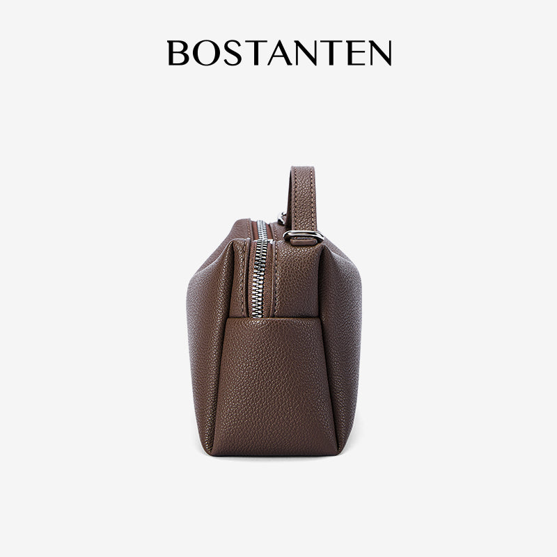 [Vanity Bag] BOSTANTEN Tas Selempang Wanita Premium Kulit Sintetis & Suede - Multifungsi 3in1 Handheld Crossbody Bag