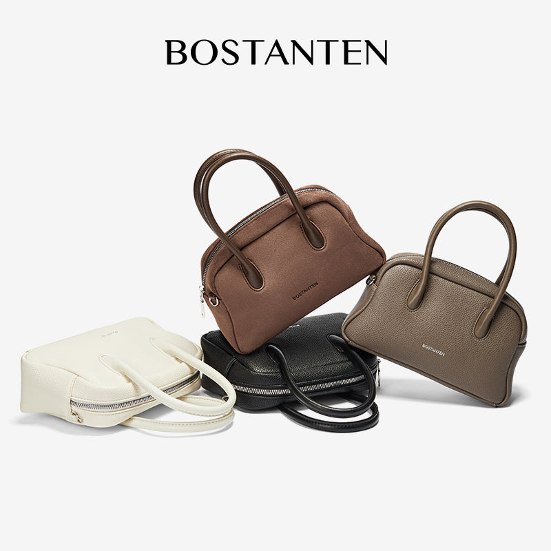 [Alma Bag] BOSTANTEN Tas Selempang Wanita Kain Kulit Suede Sling Bag Handbag Shoulder Bag