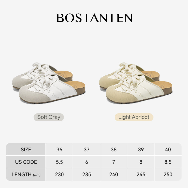 [Cindy Shoes] BOSTANTEN Sneakers Sepatu Mules Slip On Wanita Anti Slip Casual