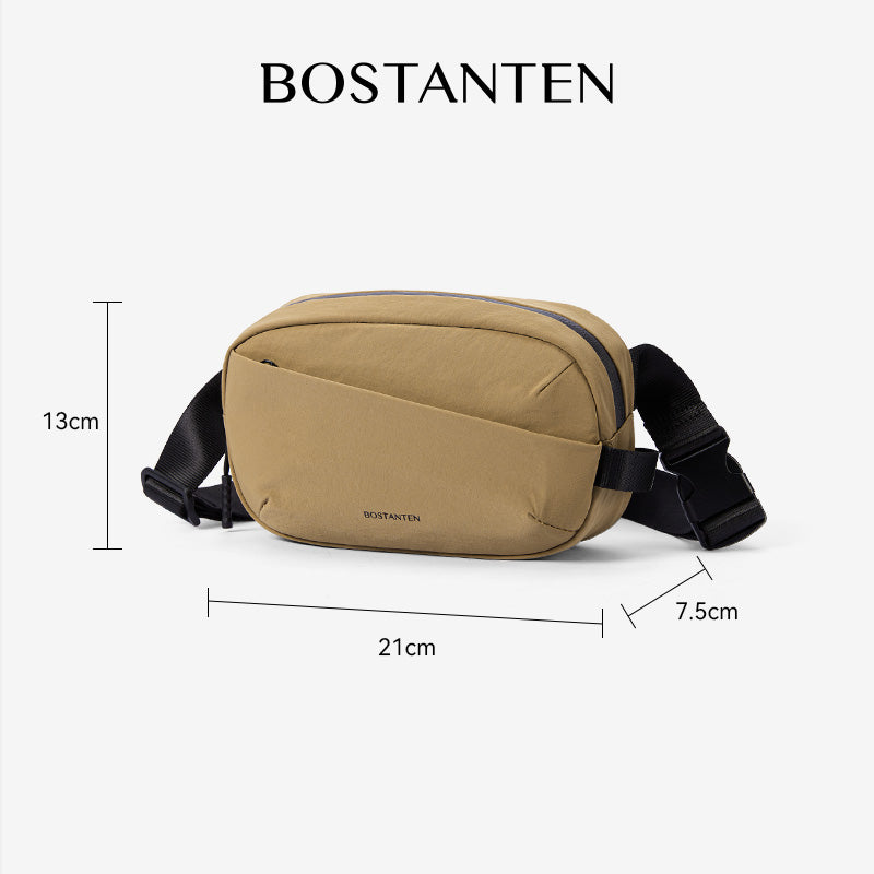 BOSTANTEN Tas Pinggang Pria Tahan Air Tersedia