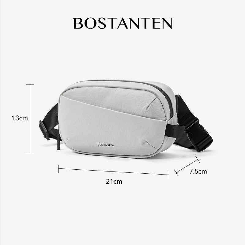 BOSTANTEN Tas Pinggang Pria Tahan Air Tersedia