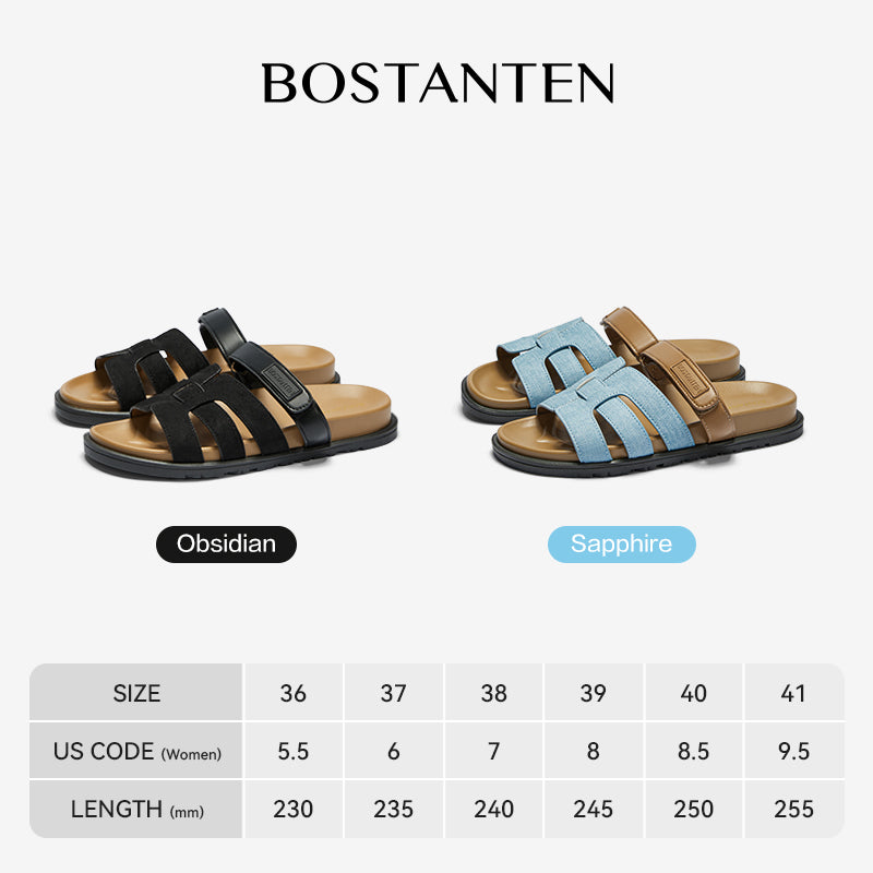 [Aethel shoes] BOSTANTEN Sandal Platform Stripe – Sol 2,7 cm