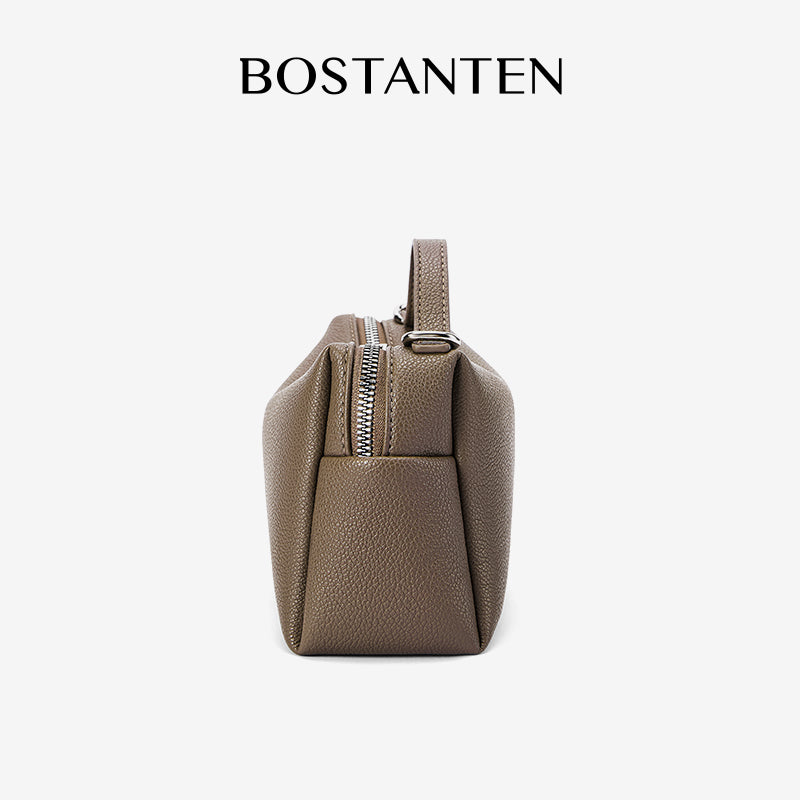 [Vanity Bag] BOSTANTEN Tas Selempang Wanita Premium Kulit Sintetis & Suede - Multifungsi 3in1 Handheld Crossbody Bag