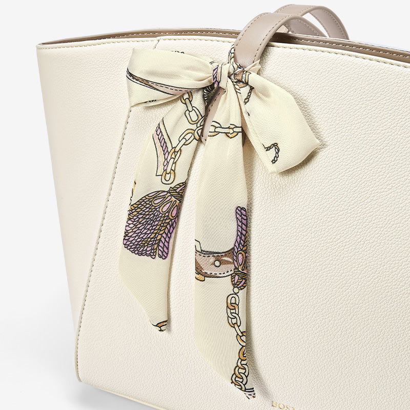 [Mila Bag] BOSTANTEN Totebag Kulit Wanita – Monogram Medium, Gaya Korea Casual