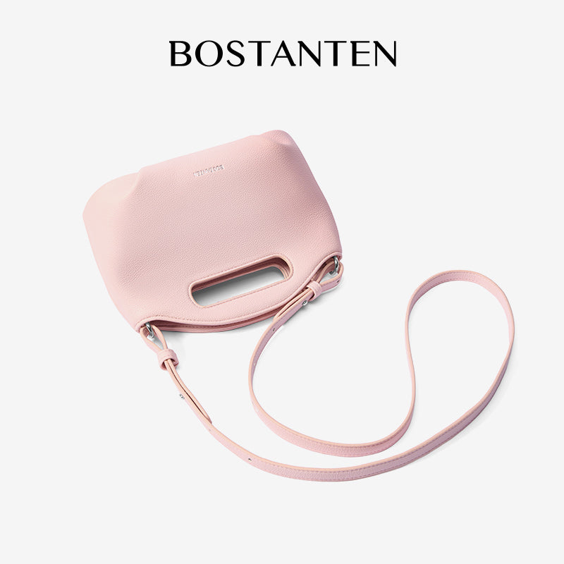 [Hudson Bag] BOSTANTEN Tas Selempang Wanita Mini Lucu - 3in1 Crossbody/Underarm/Tangan, Desain Handle Unik & Tali Adjustable